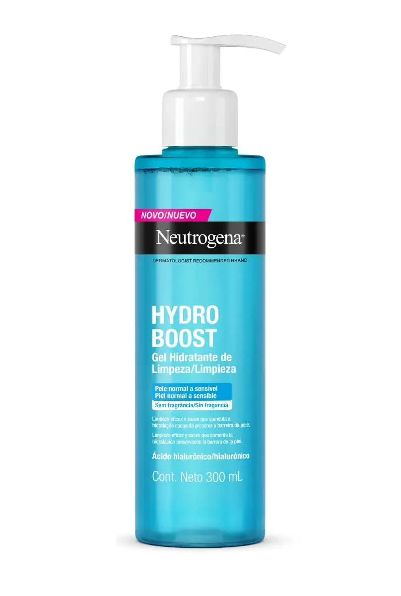 Gel Limpa e Hidrata Neutrogena Hydro Boost Water 300ml